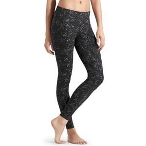 Athleta Chaturanga‎ Active Leggings High Rise Yoga Workout Small Black Grey